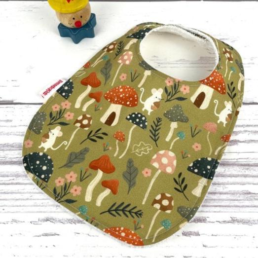 Baby Bib - Mushroom Woodland - Gift & Gather