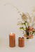 Beeswax Pillar Candles - Terra Cotta - Gift & Gather