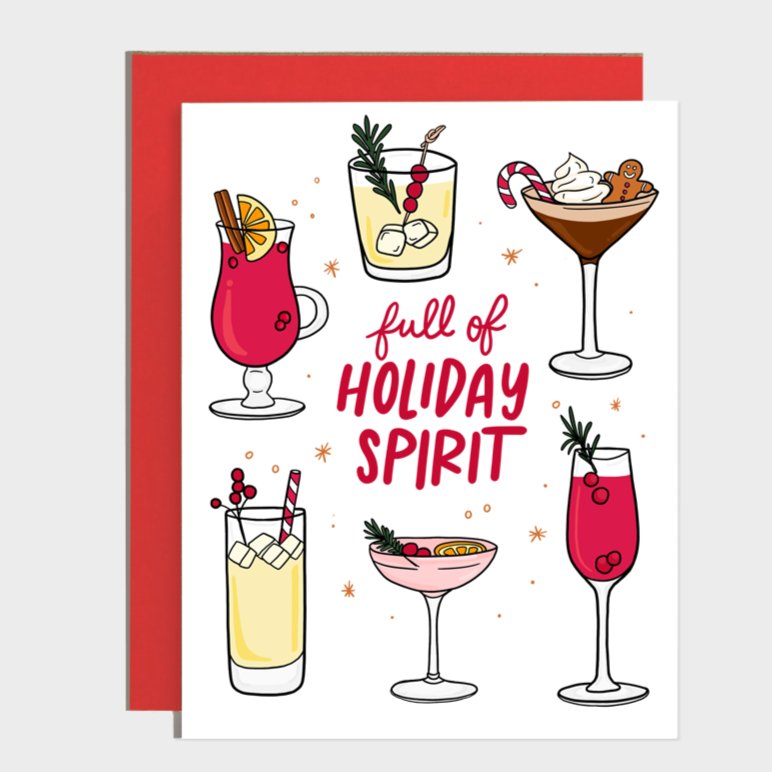 Card - Full of Holiday Spirit - Gift & Gather