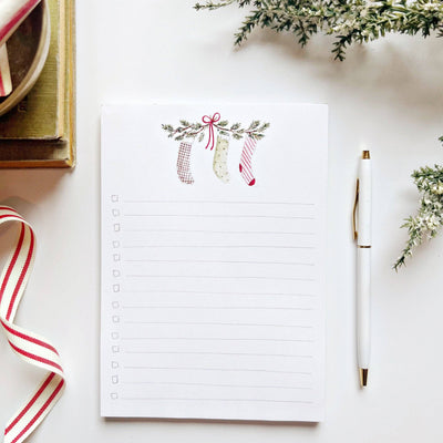 Christmas Checklist Notepad - Bell Wreath - Gift & Gather