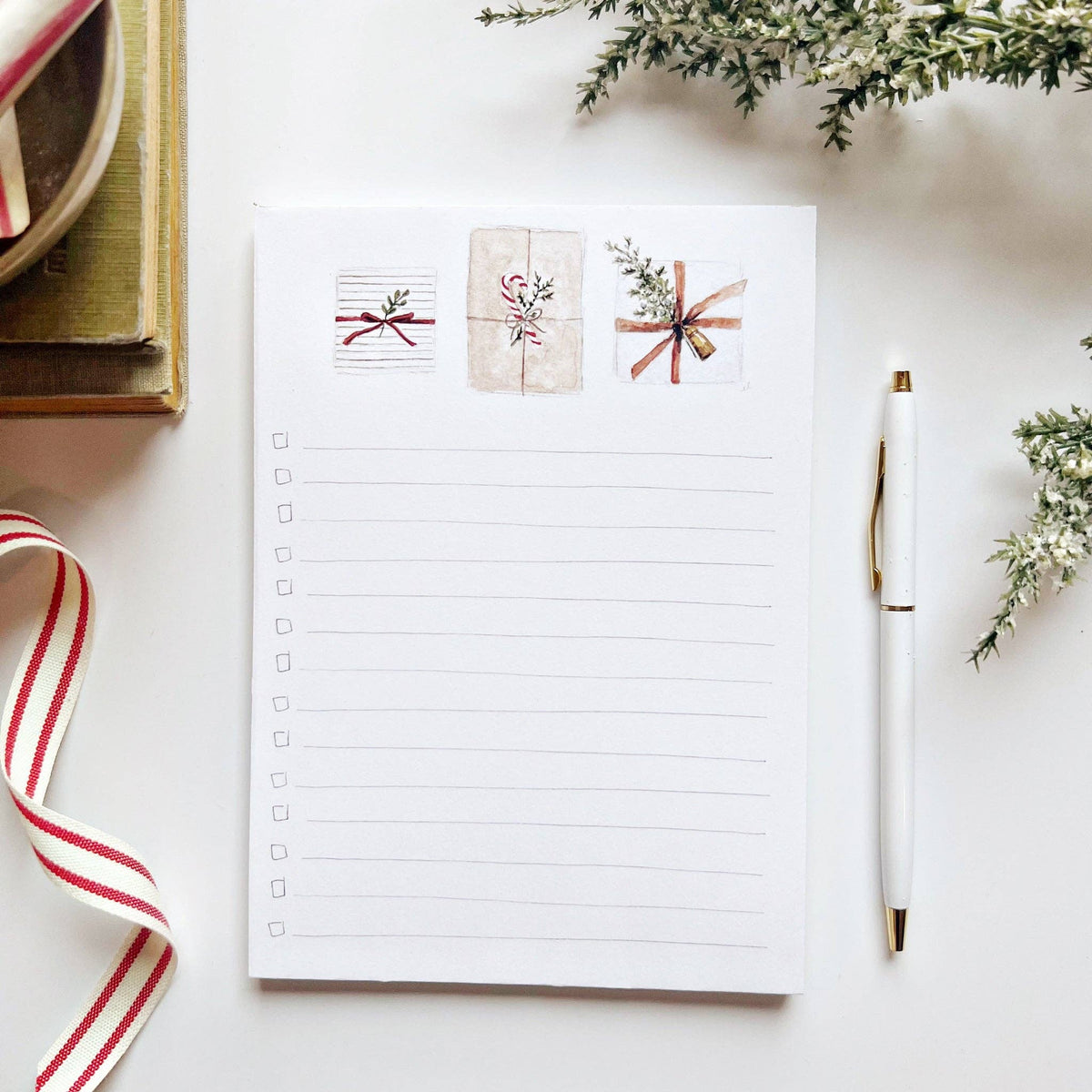 Christmas Checklist Notepad - Gifts - Gift & Gather