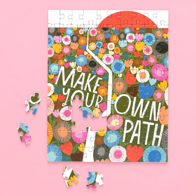 Jigsaw Puzzle - 100 Piece - Make Your Own Path - Gift & Gather