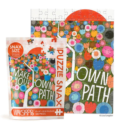 Jigsaw Puzzle - 100 Piece - Make Your Own Path - Gift & Gather