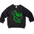 Kids Sweatshirt - Green Dragon - Black - Gift & Gather