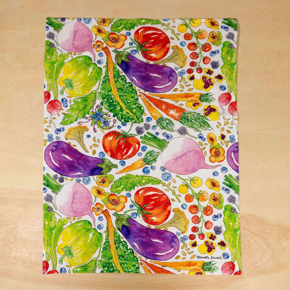 Kitchen Towel - Veggie Bounty - Gift & Gather