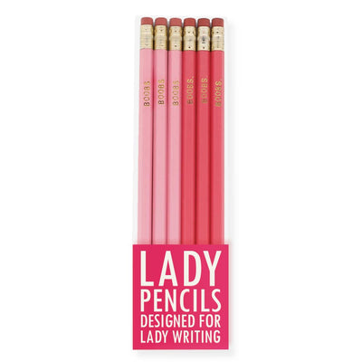 Lady Pencil Set - Funny Pencils - Gift & Gather