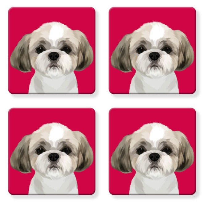 MDF Coaster - Set of 4 - Shih Tzu - Gift & Gather