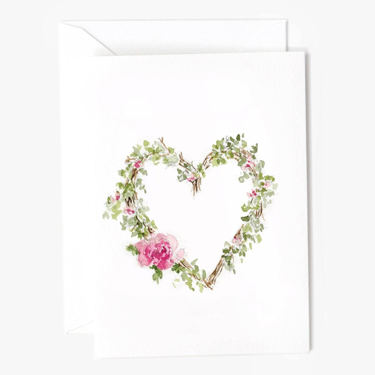 Mini Notecard - Heart Wreath - Gift & Gather