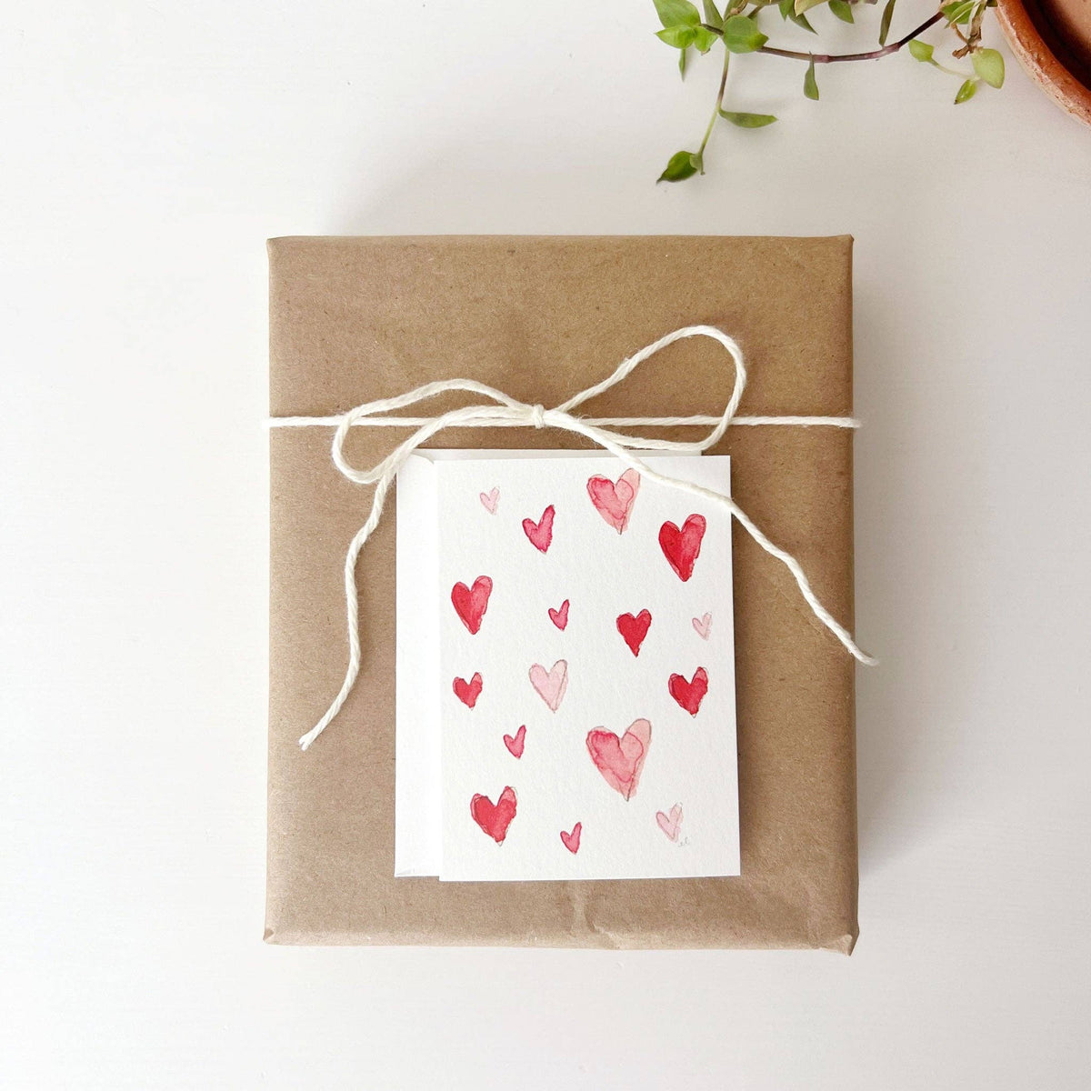 Mini Notecard - Hearts - Gift & Gather