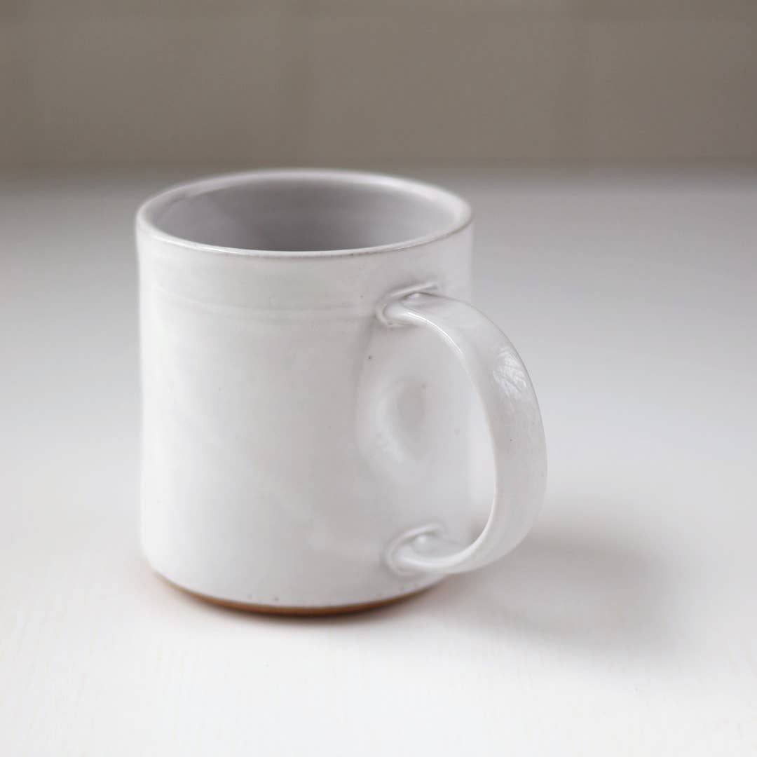 Mug - Minimalist Coffee Cup - White - Gift & Gather