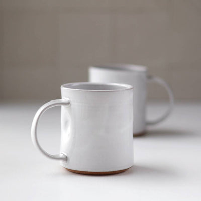 Mug - Minimalist Coffee Cup - White - Gift & Gather