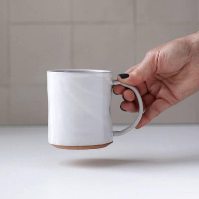 Mug - Minimalist Coffee Cup - White - Gift & Gather