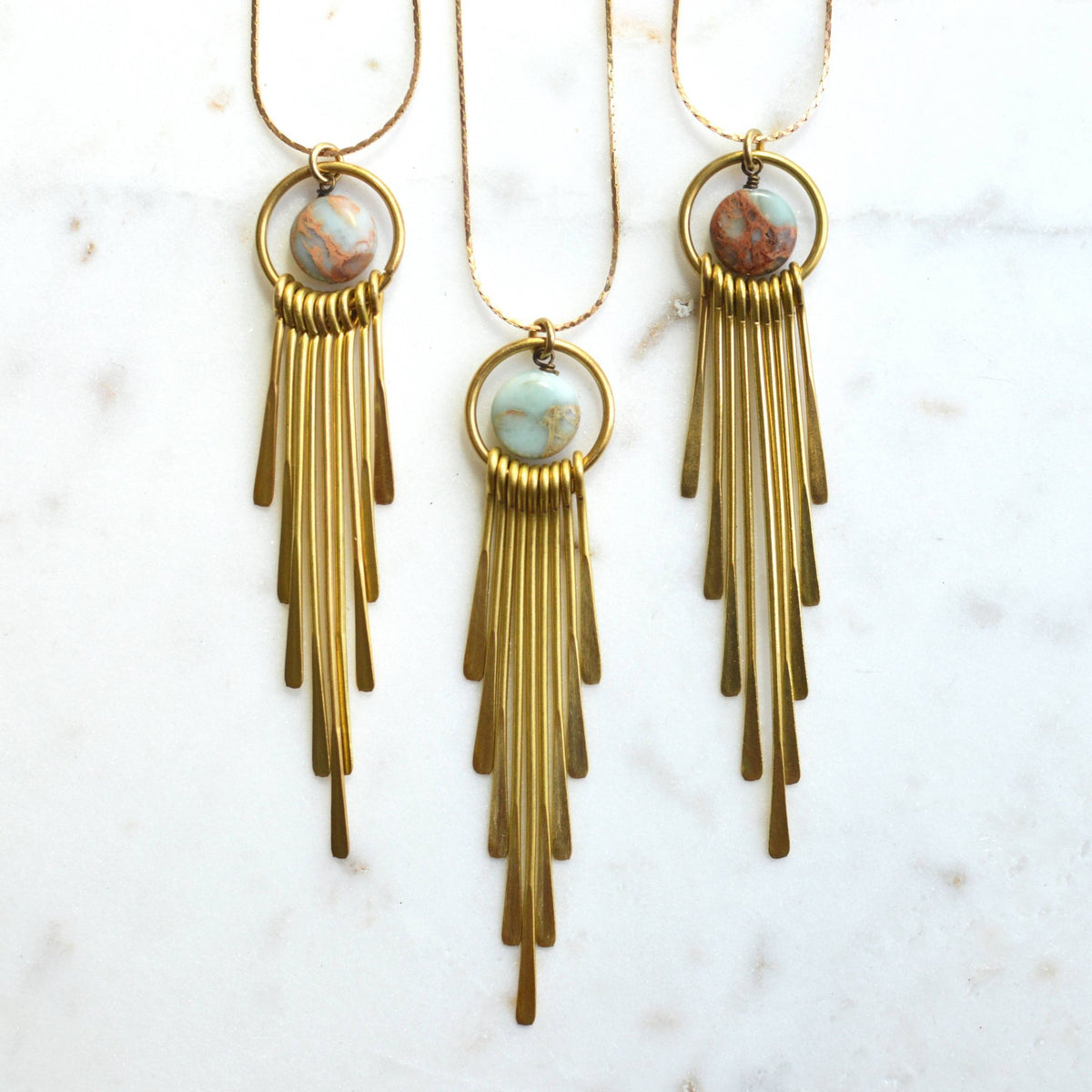 Necklace - Aurelia Fringe - Gift & Gather