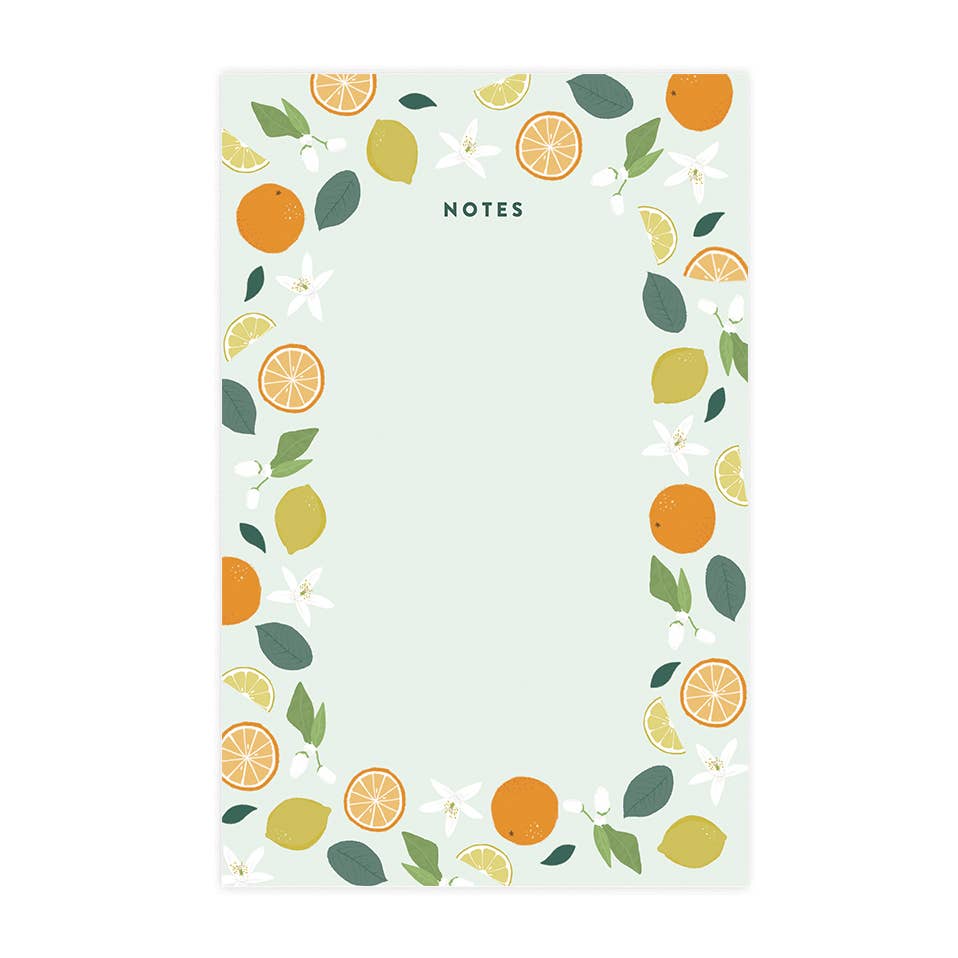 Notepad - Citrus & Botanical - Gift & Gather