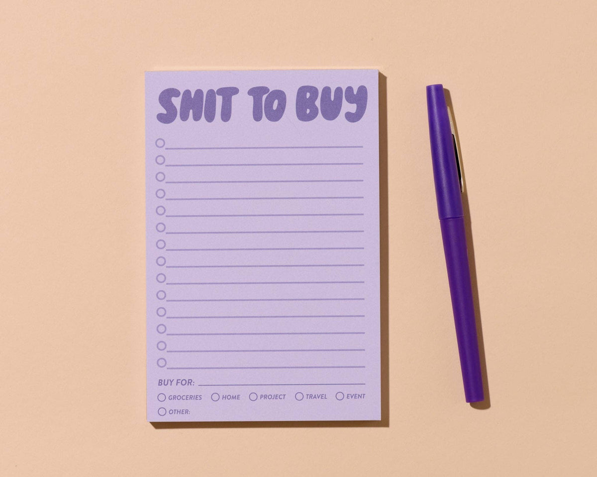 Notepad - Shit To Buy - Gift & Gather