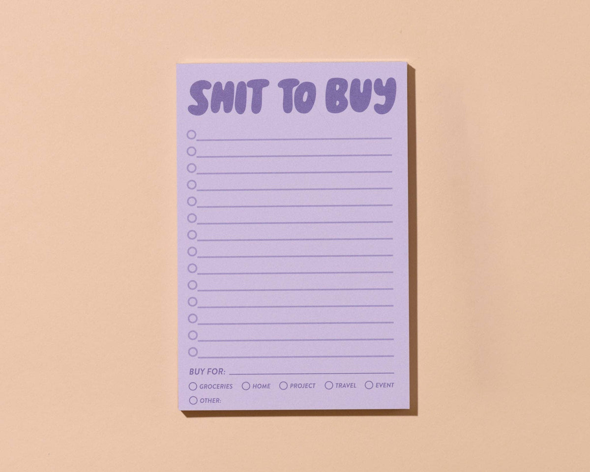 Notepad - Shit To Buy - Gift & Gather