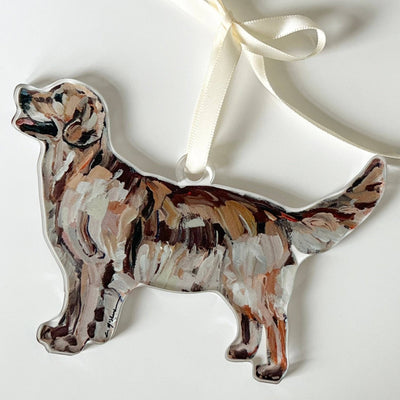 Ornament - Golden Retriever Dark - Gift & Gather