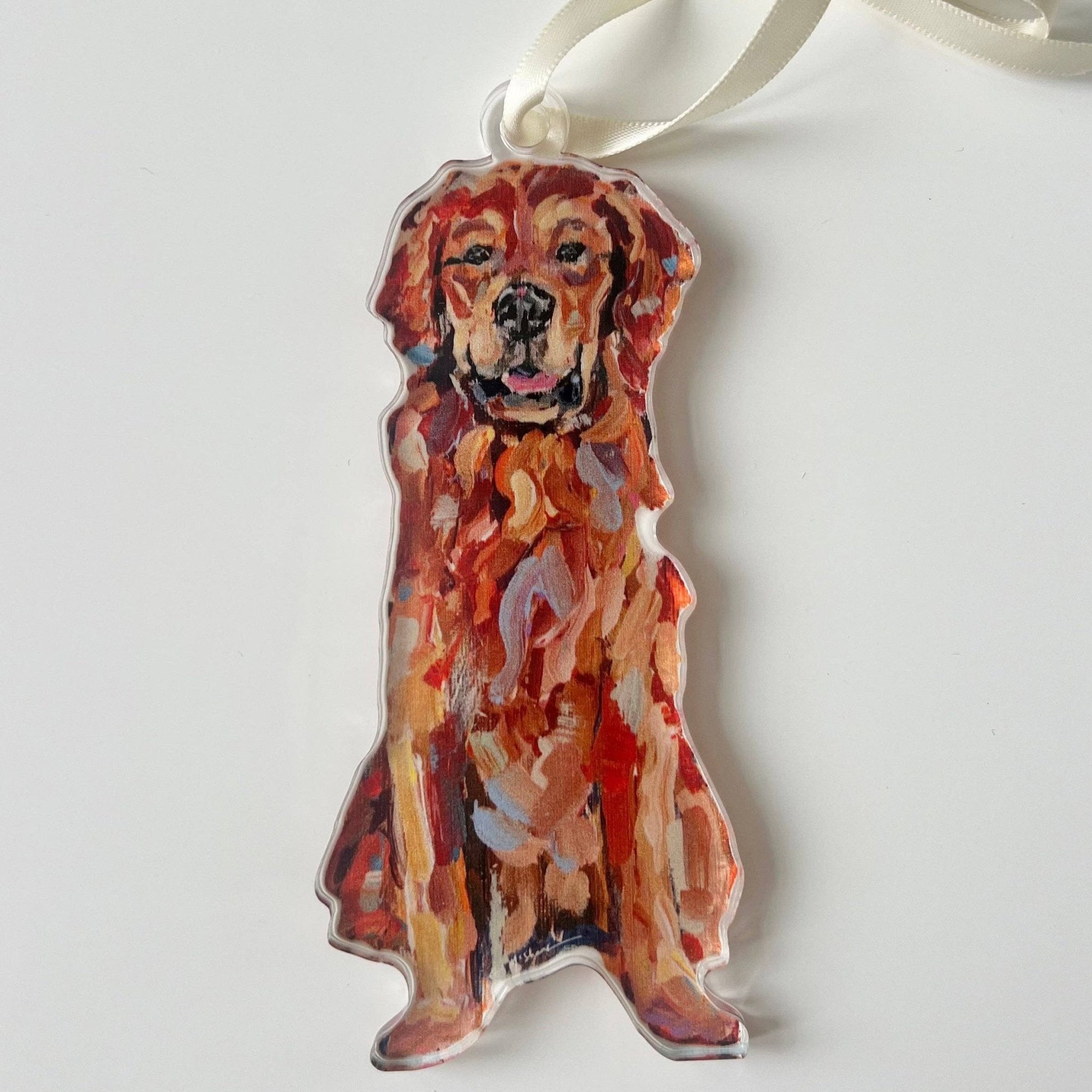 Ornament - Golden Retriever Red - Gift & Gather