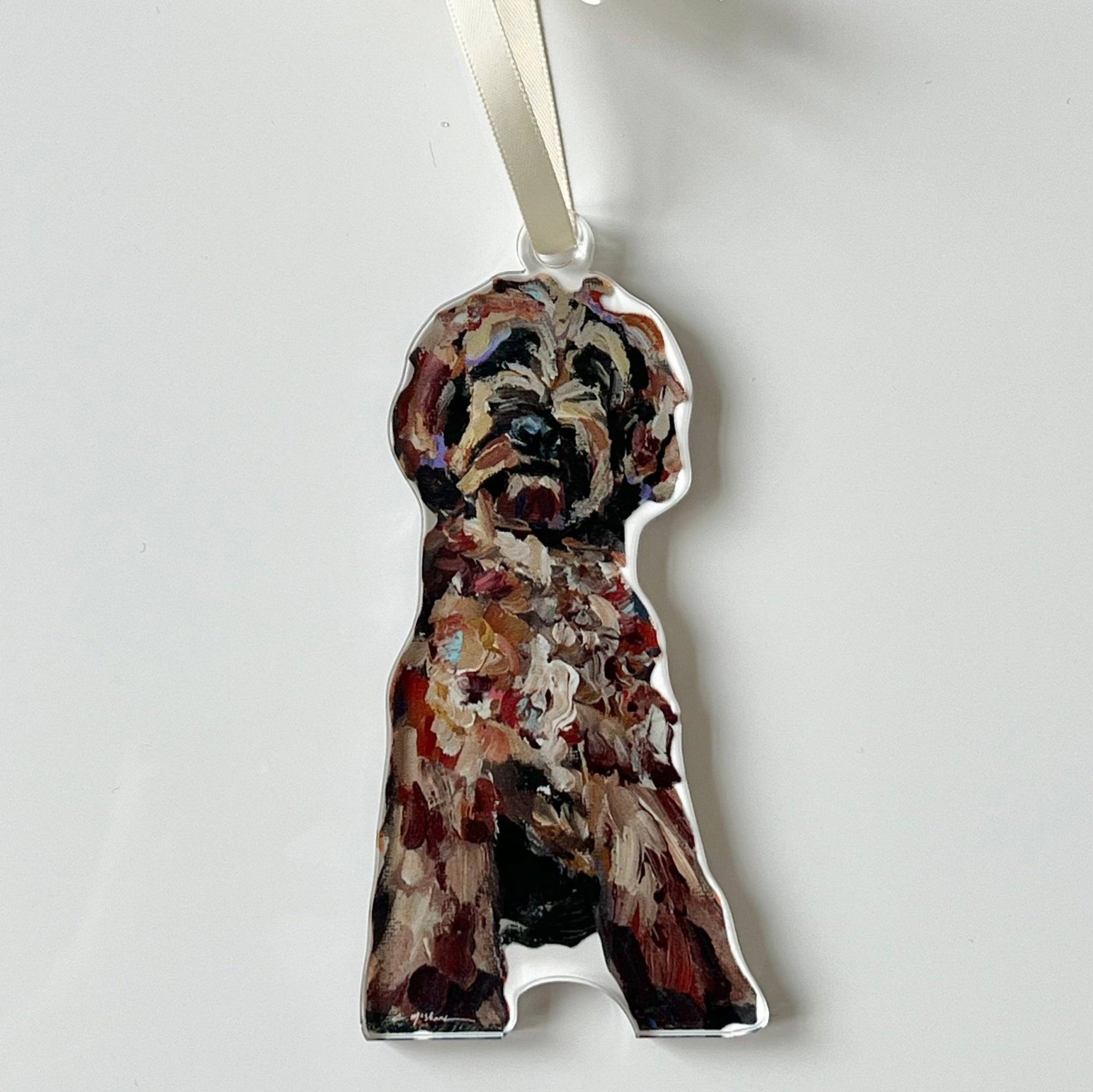 Ornament - Goldendoodle Red - Gift & Gather