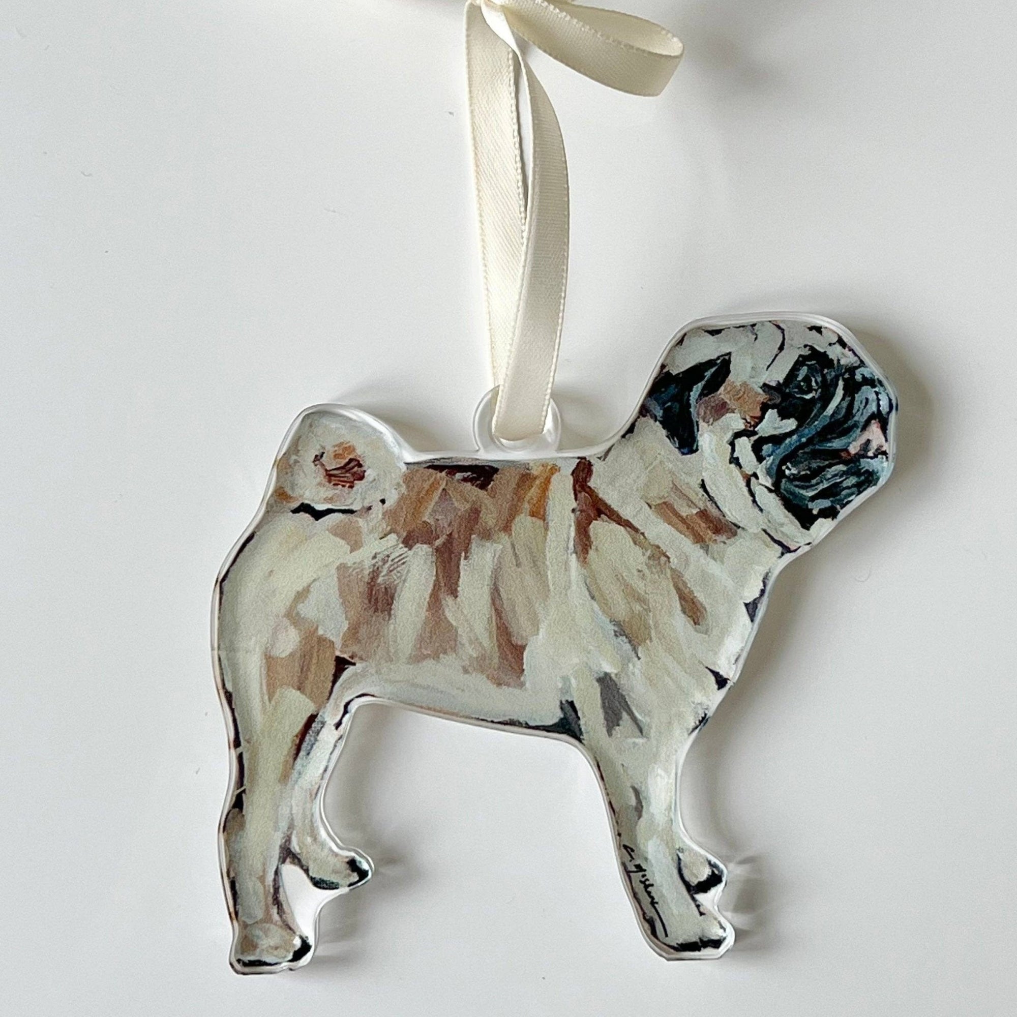 Ornament - Pug Fawn - Gift & Gather