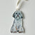 Ornament - Shih Tzu White Bow - Gift & Gather