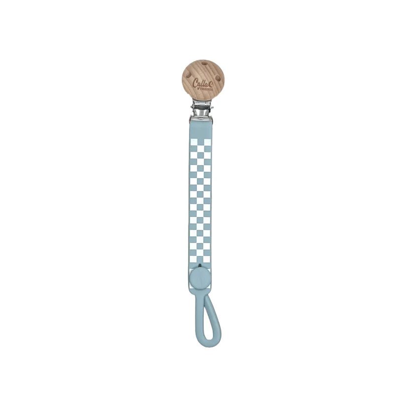 Pacifier & Toy Clip - Checkered - Gift & Gather