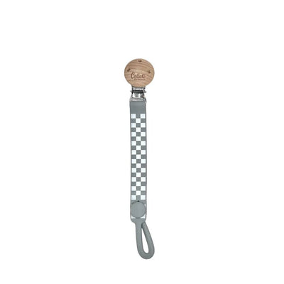 Pacifier & Toy Clip - Checkered - Gift & Gather