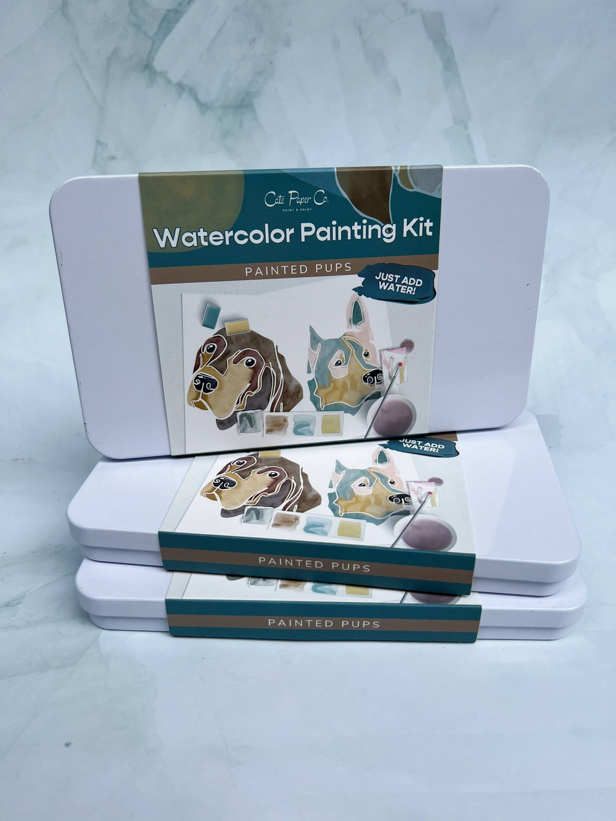 Painted Pups watercolor painting kit - Gift & Gather