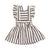 Pinafore Dress in Navy & White Stripe Pattern - Gift & Gather