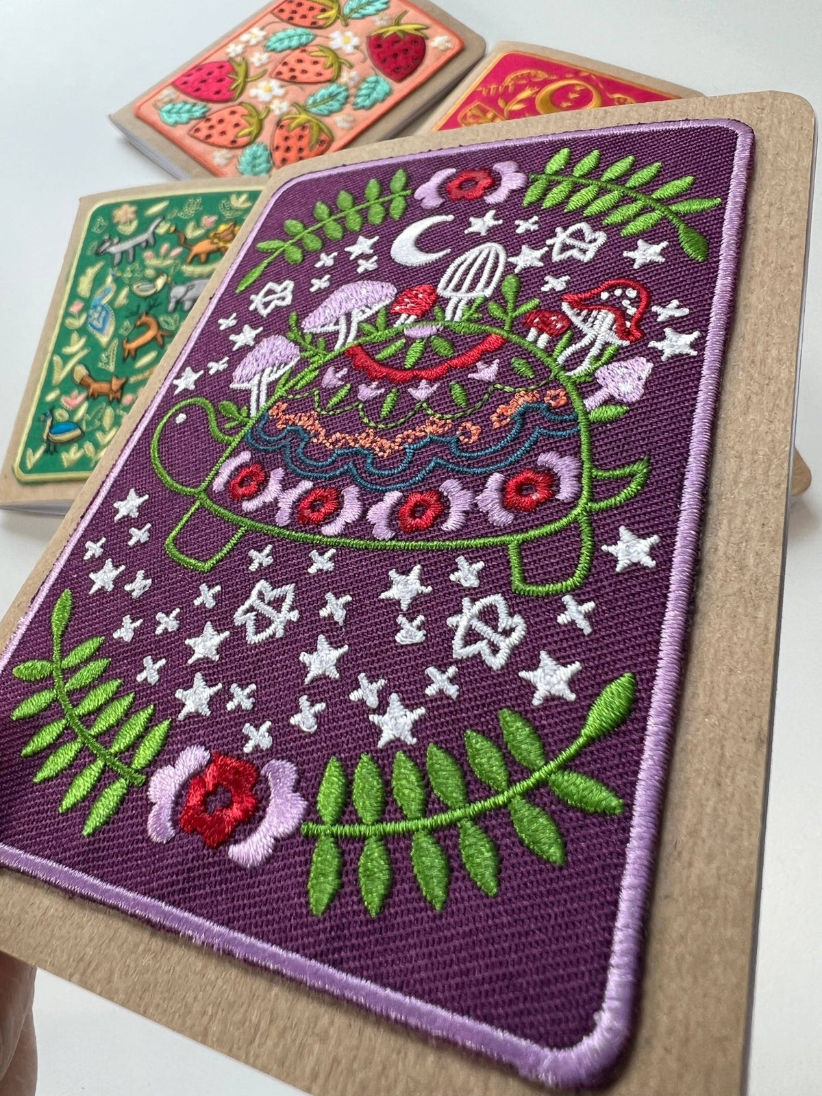 Pocket Notebook - Turtle Embroidery - Gift & Gather