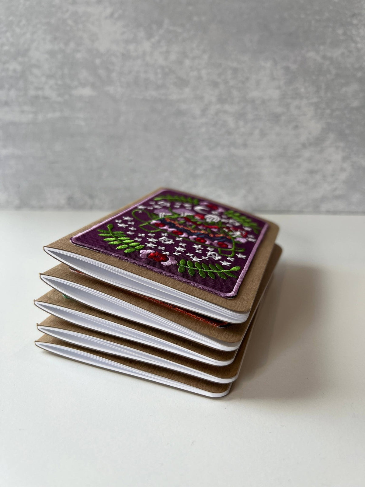 Pocket Notebook - Turtle Embroidery - Gift & Gather