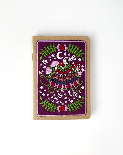 Pocket Notebook - Turtle Embroidery - Gift & Gather