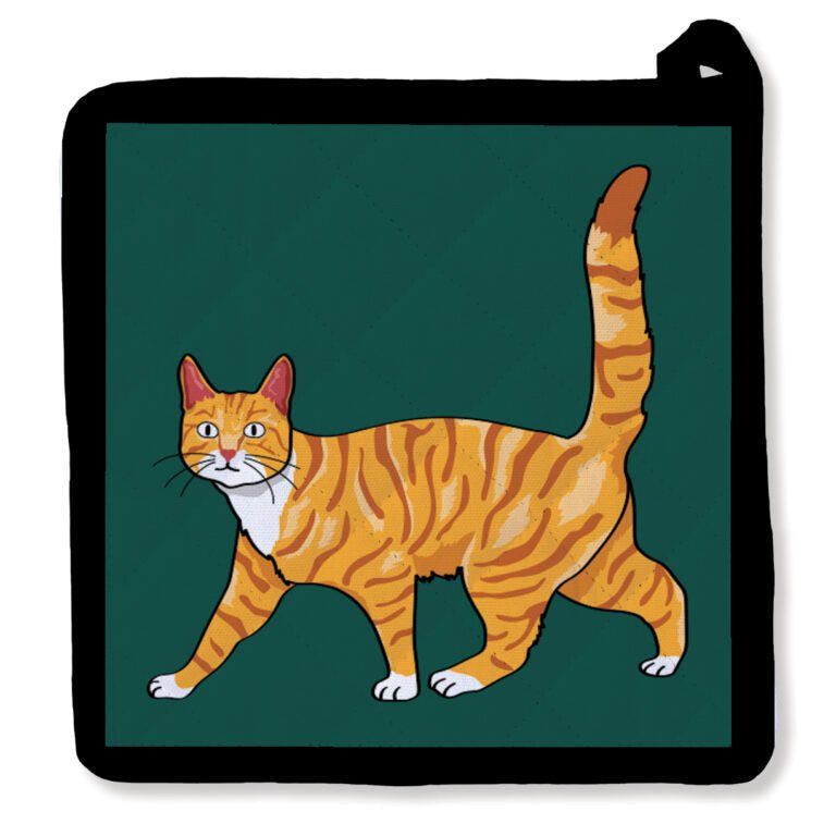 Pot Holder - Hello Orange Tabby - Gift & Gather