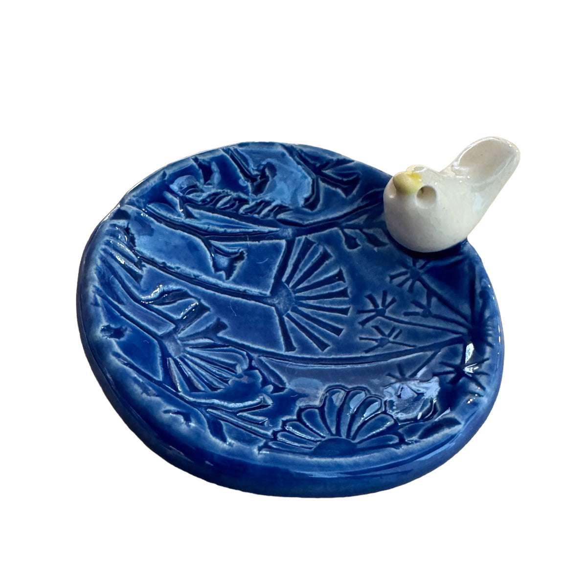 Ring Dish & Jewelry Tray - Bird - Round - Botanical - Gift & Gather