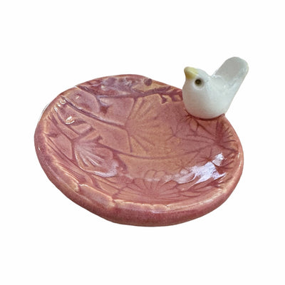 Ring Dish & Jewelry Tray - Bird - Round - Botanical - Gift & Gather