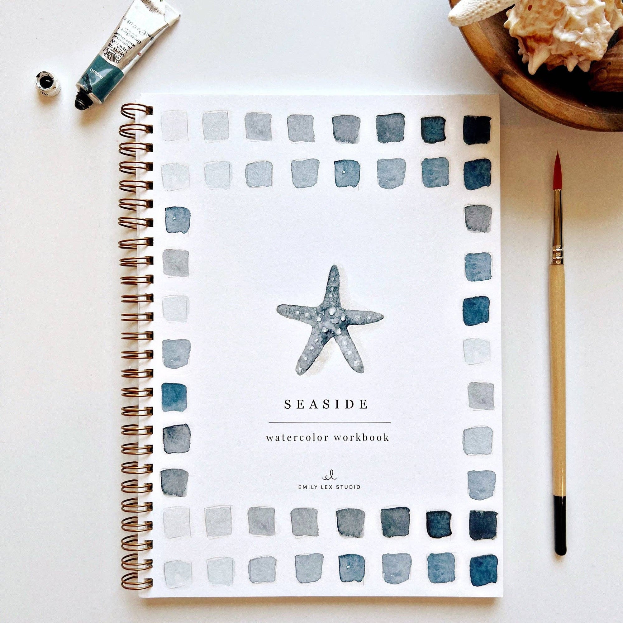 Seaside watercolor workbook - Gift & Gather