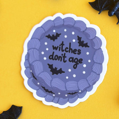 Sticker - Witches Don't Age Halloween - Gift & Gather