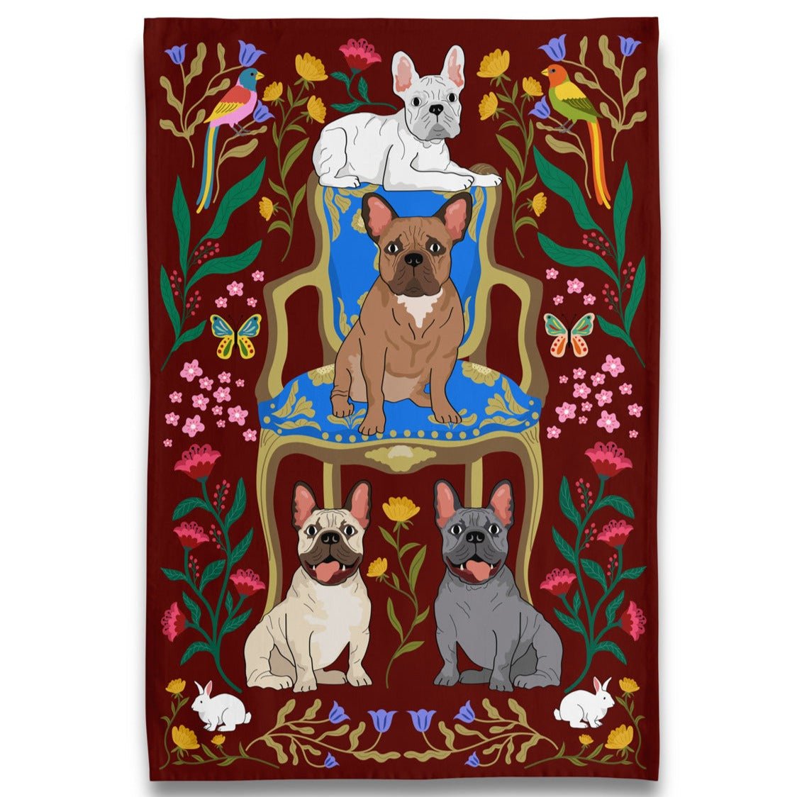 Tea Towel - Must Love Frenchie - Gift & Gather