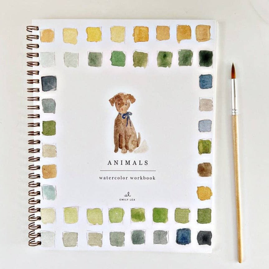 Watercolor Workbook - Animals - Gift & Gather