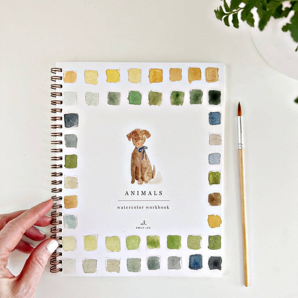 Watercolor Workbook - Animals - Gift & Gather