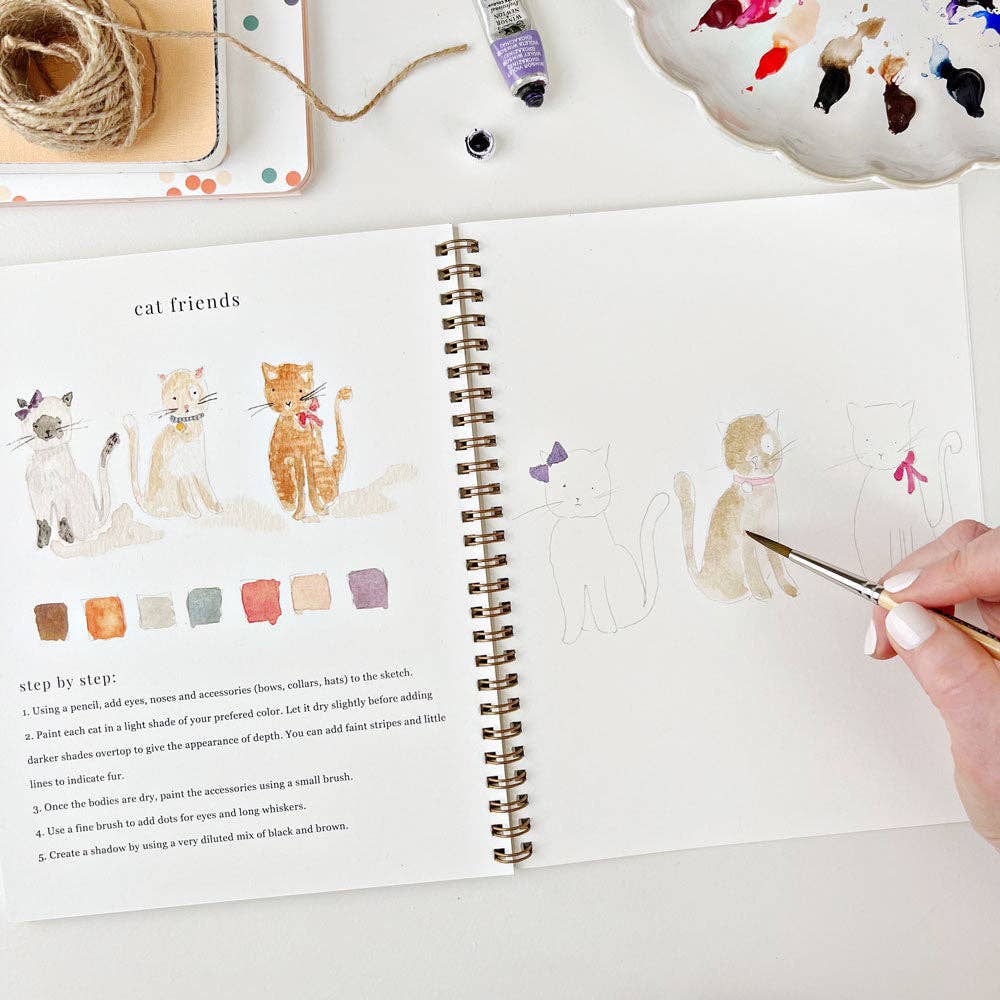 Watercolor Workbook - Animals - Gift & Gather