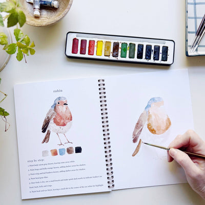 Watercolor Workbook - Birds - Gift & Gather