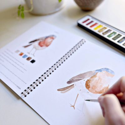 Watercolor Workbook - Birds - Gift & Gather