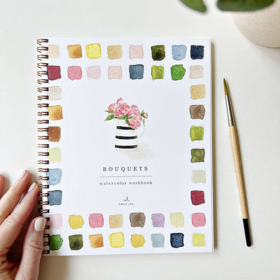 Watercolor Workbook - Bouquets - Gift & Gather