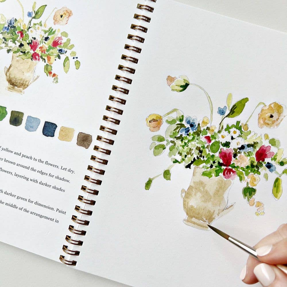 Watercolor Workbook - Bouquets - Gift & Gather