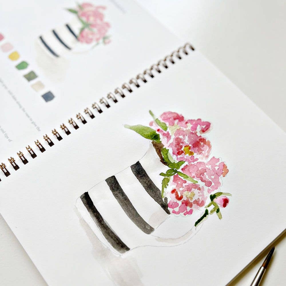 Watercolor Workbook - Bouquets - Gift & Gather