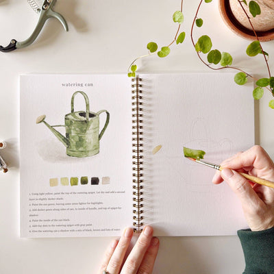 Watercolor Workbook - Garden - Gift & Gather