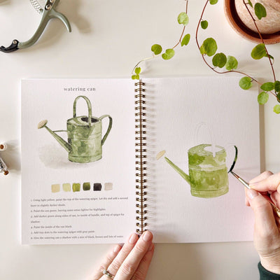 Watercolor Workbook - Garden - Gift & Gather