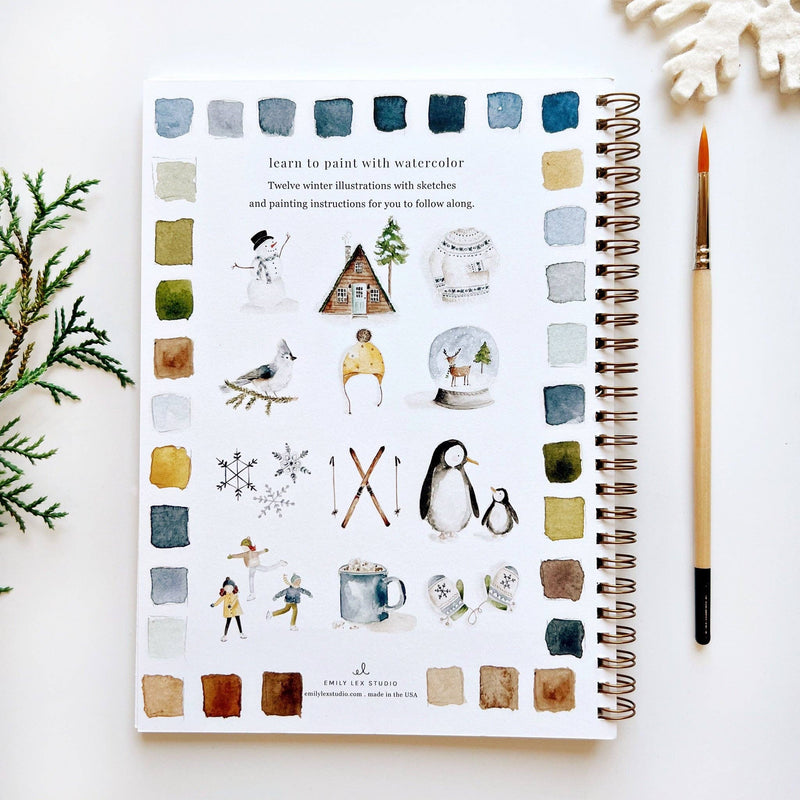 Watercolor Workbook - Winter - Gift & Gather