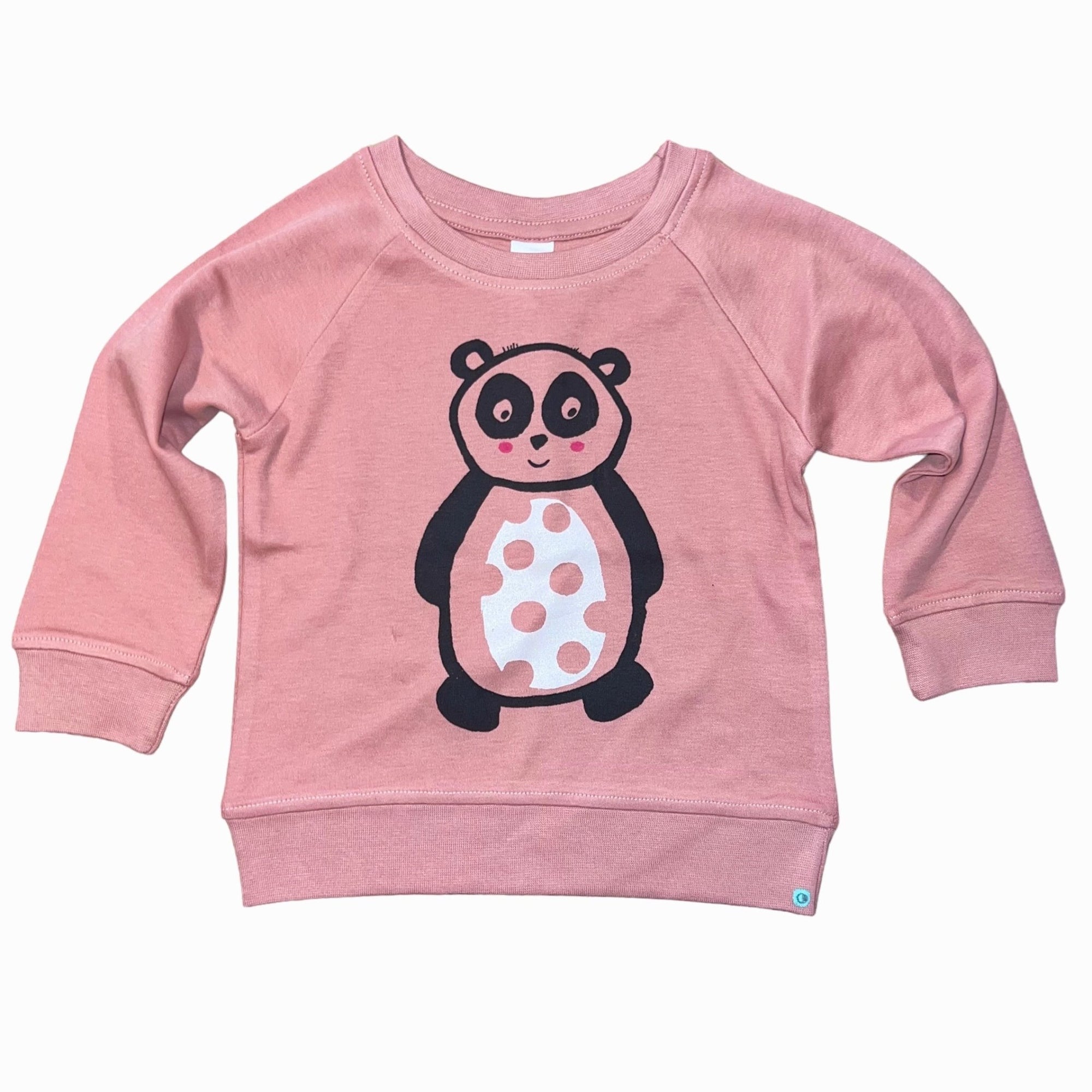 Baby Sweatshirt - Panda - Rose - Gift & Gather